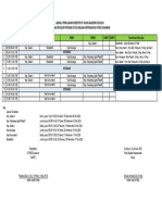 Jadwal Kuliah Tingkat 3A