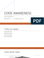 Tank Work Code Awareness API 650 and 653 For Engineer