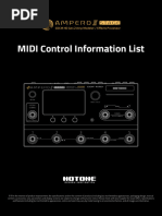 Ampero II Stage - MIDI Control Information List - EN - Firmware V1.0.2.1703146582227