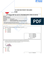 RRB ALP Electronics Mechanic 23 Jan 2019 Official Paper Shift 2