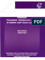 Pedoman Pelayanan Rehabilitasi Medik 2007