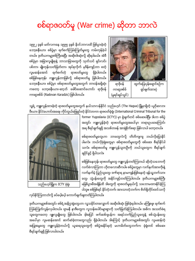 What Is A War Crime Pdf