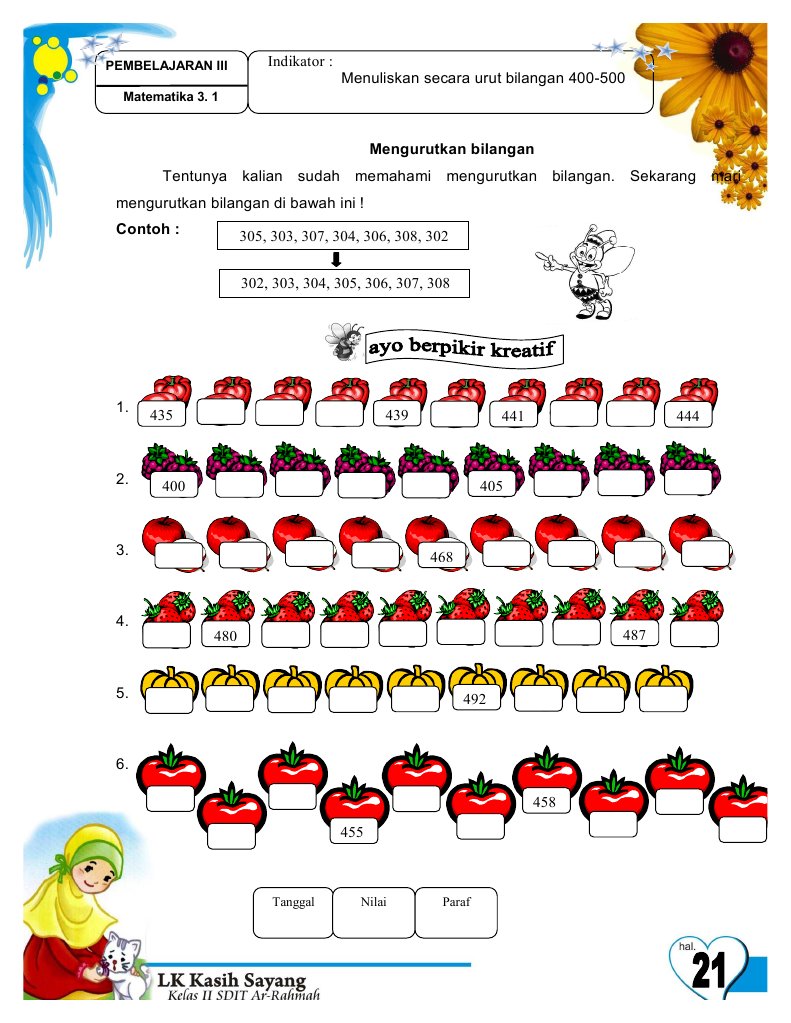 Mengurutkan Bilangan