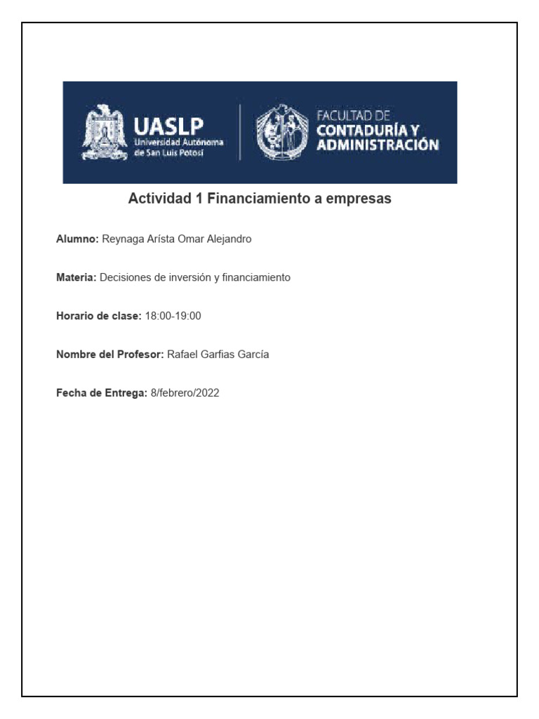 Estrategias de Financiamiento Empresarial | PDF | Business | Inversiones