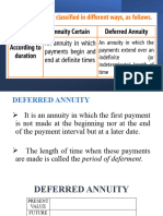 Deferred Annuity