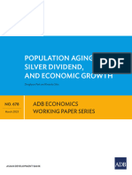 Ewp 678 Population Aging Silver Dividend Economic Growth