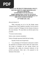 Budget Speech English 2024 25