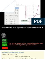 Logarithmic Function and Equation (Part 1)