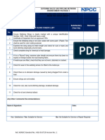 Webbing Sling Pre Use Checklist