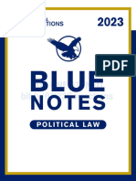 2023 - BLUE NOTES - Political and Public International Law One Ateneo