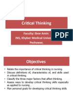 Critical Thinking YT Insta Medico Slides