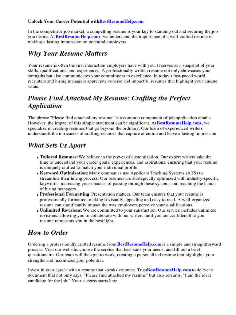 Please Find Attached My Resume - 1719580055