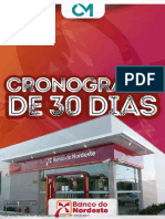 Cronograma 30 Dias BNB