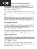 Cse Resume Help