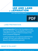 Tillage and Land Preparation