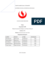 Exposición - Economía de Empresa Con Poder de Mercado