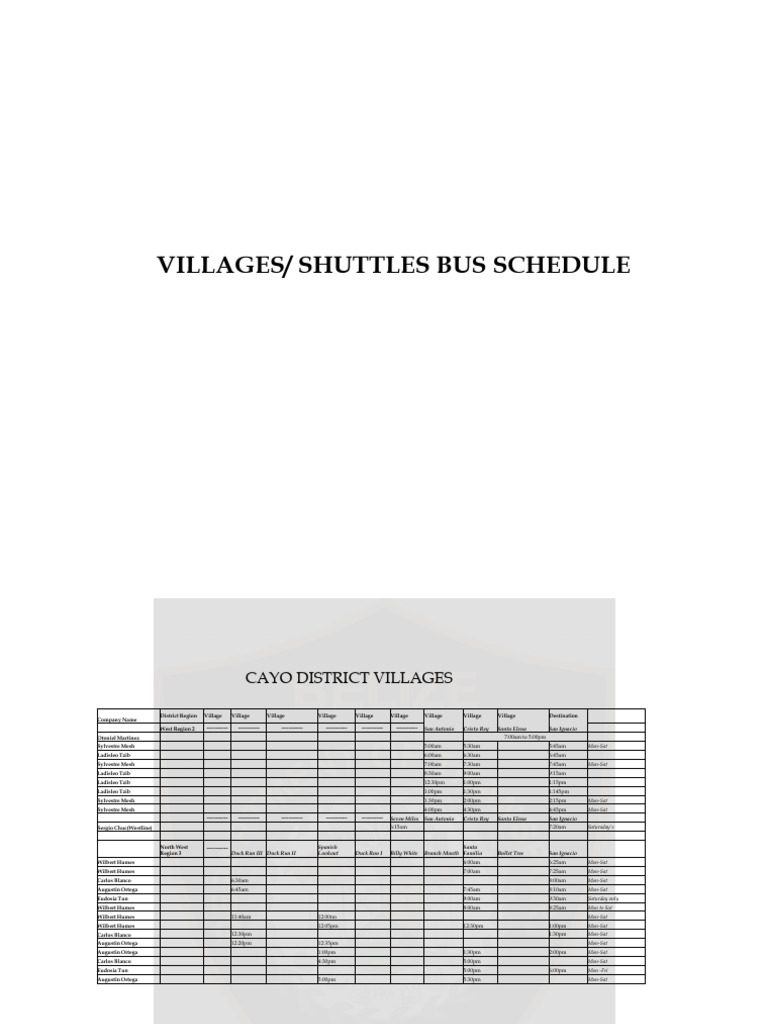 village-bus-schedule-pdf-vehicles-transport