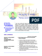 NILADRI KAR - Piping Layout Engg - 15 Yrs - NEW