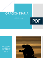 Oración - Diaria - 2 de Agost