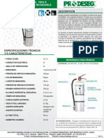 Ficha Tecnica Extintor Tipo k