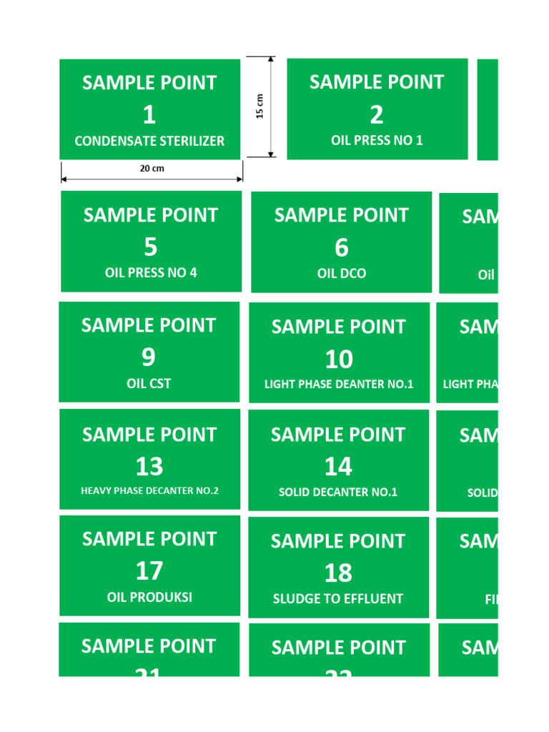Oil Processing Sample Points Overview | PDF | Water Treatment | Water ...
