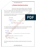 Module10-Methods - Member Functions - Inclasses