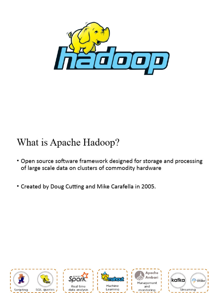 Understanding Apache Hadoop Ecosystem | PDF | Apache Hadoop ...