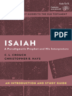 C. L. Crouch - Christopher B. Hays - Isaiah - An Introduction and Study Guide - A Paradigmatic Prophet and His Interpreters-T&T Clark (2022)