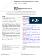 ASTM C1582-17 Standard Specification For Admixtures To Inhibit Chloride-Induced Corrosion of Reinforcing Steel in Concrete