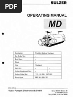 Sulzer Pump Operating Manual PDF | PDF | Bearing (Mechanical) | Pump