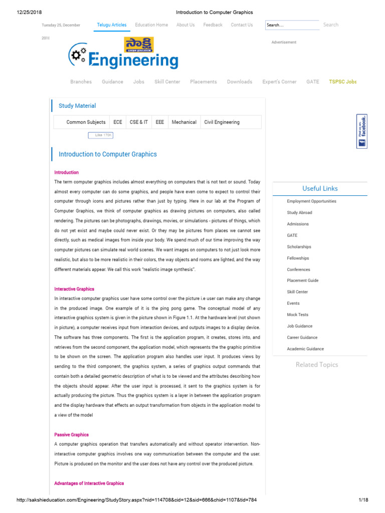 Introduction to computer graphics pdf computer graphics 3 d