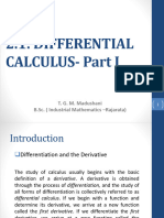 7DIFFERENTIAL CALCULUS - Parti