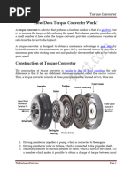 How Does Torque Converter Work