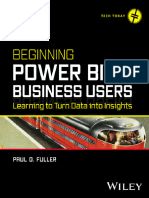 Fuller P. Beginning Power BI For Business Users 2023