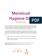Menstrual Hygiene Day 2021 Guideline