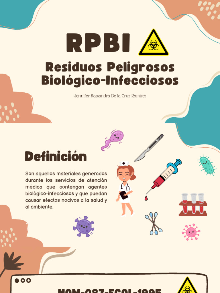 Manejo de Residuos Biológicos Infecciosos | PDF | Residuos | Sangre