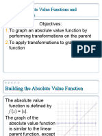 Absolute Value and Transformations
