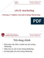 Chương 3. Nghiên C U Môi Trư NG Marketing