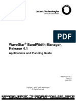 365370101R4.1 - V1 - WaveStar BandWidth Manager Release 4.1 Applications and Planning Guide