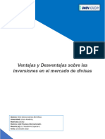 Ventajas y Desventajas Sobre Las Inversiones en El Mercado de Divisas - ZamoraBerrelleza - ReneA - LA42 Finanzas Internacionales