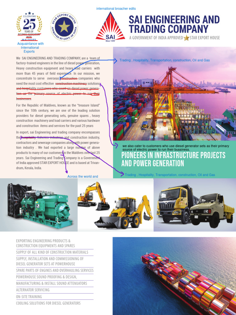 SAI Engineering: Diesel & Construction Solutions | PDF | Loader ...
