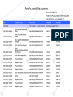 Palmpay Agent Wallet Statement: Date Transaction Type Reference Id Amount ( ) Balance ( )