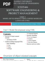 Unit 3 Model Development Using Unified Modelling Language (UML)