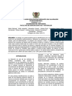 Analisis de Un Acido Desconocido Mediante Una Valoración Potenciométrica