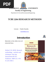 Research Methods Intro