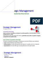 Strategic Management: Fazalul Aziz Khan Durrani