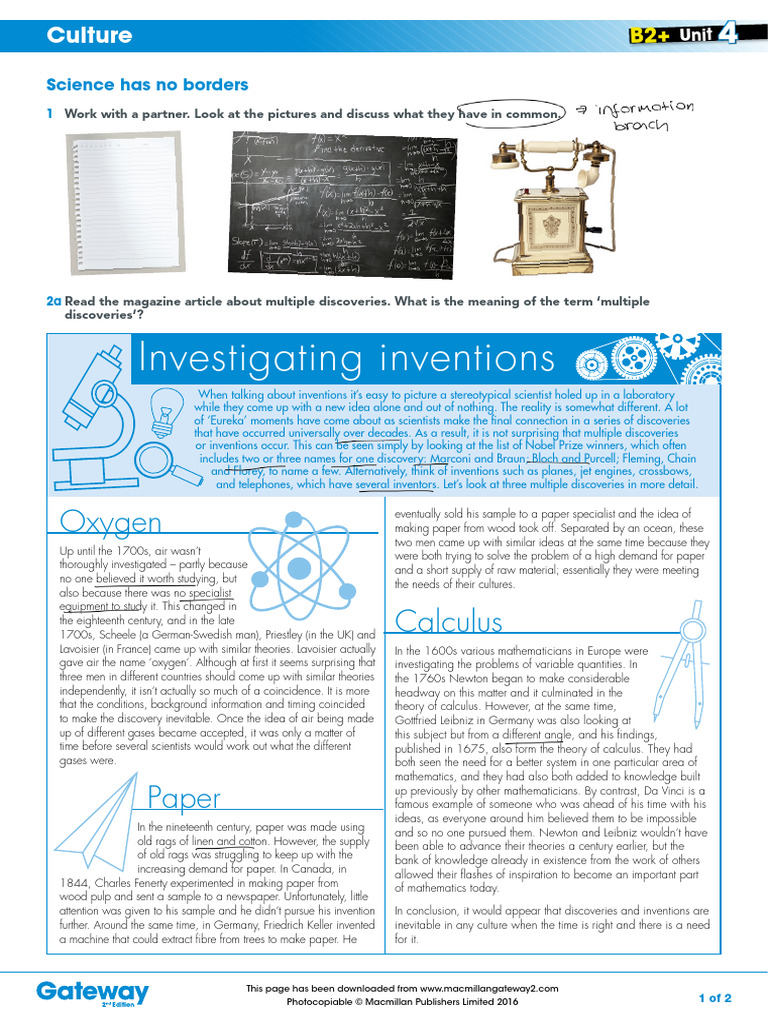 Photo inspiration: Visual Reference: Multiple Discoveries Across Cultures Pdf Invention