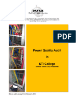 Executive Report (Power Quality Audit) - STI College GenSan
