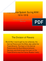 The Alliance System During WWI