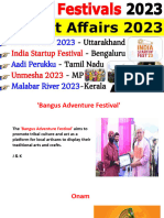 Fair & Festivals 2023 Current Affairs